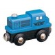 Dieslová lokomotiva modrá