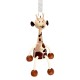 žirafa hnědobílá na pružině